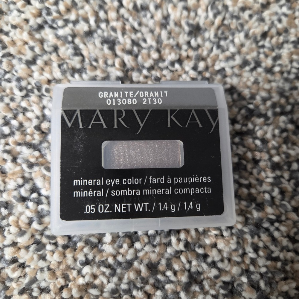 Mary Kay Mineral Eye Color Granite 013080 Shimmer Grey Eyeshadow Refill 0.05 oz